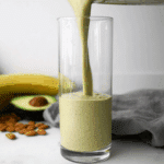 Banana Avocado Almond Milk Smoothie