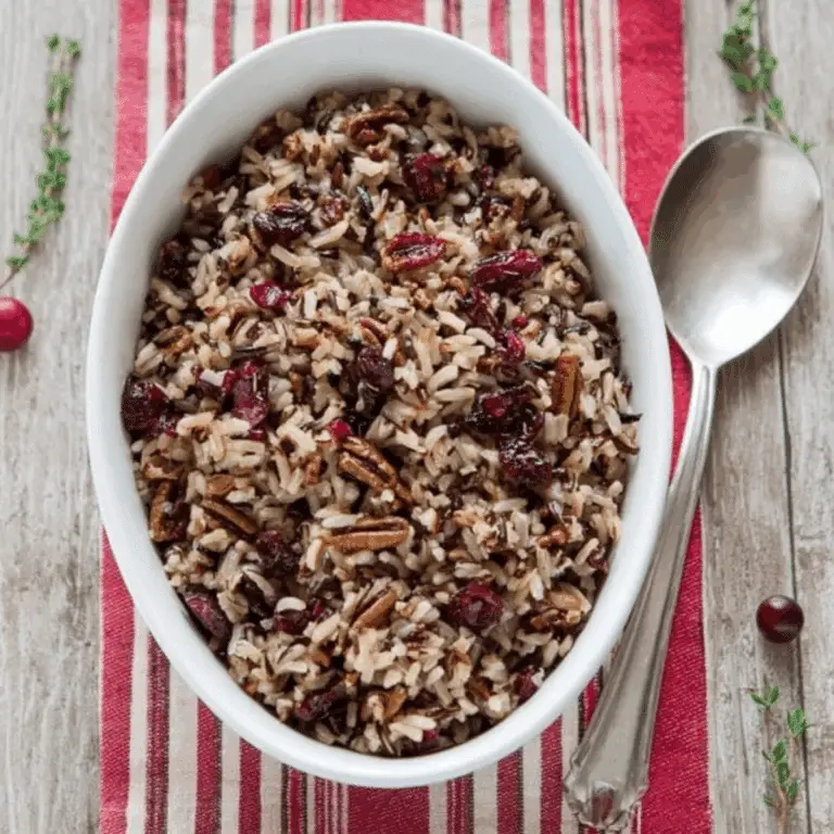 Cranberry Pecan Wild Rice