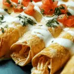 Cream Cheese Chicken Taquitos
