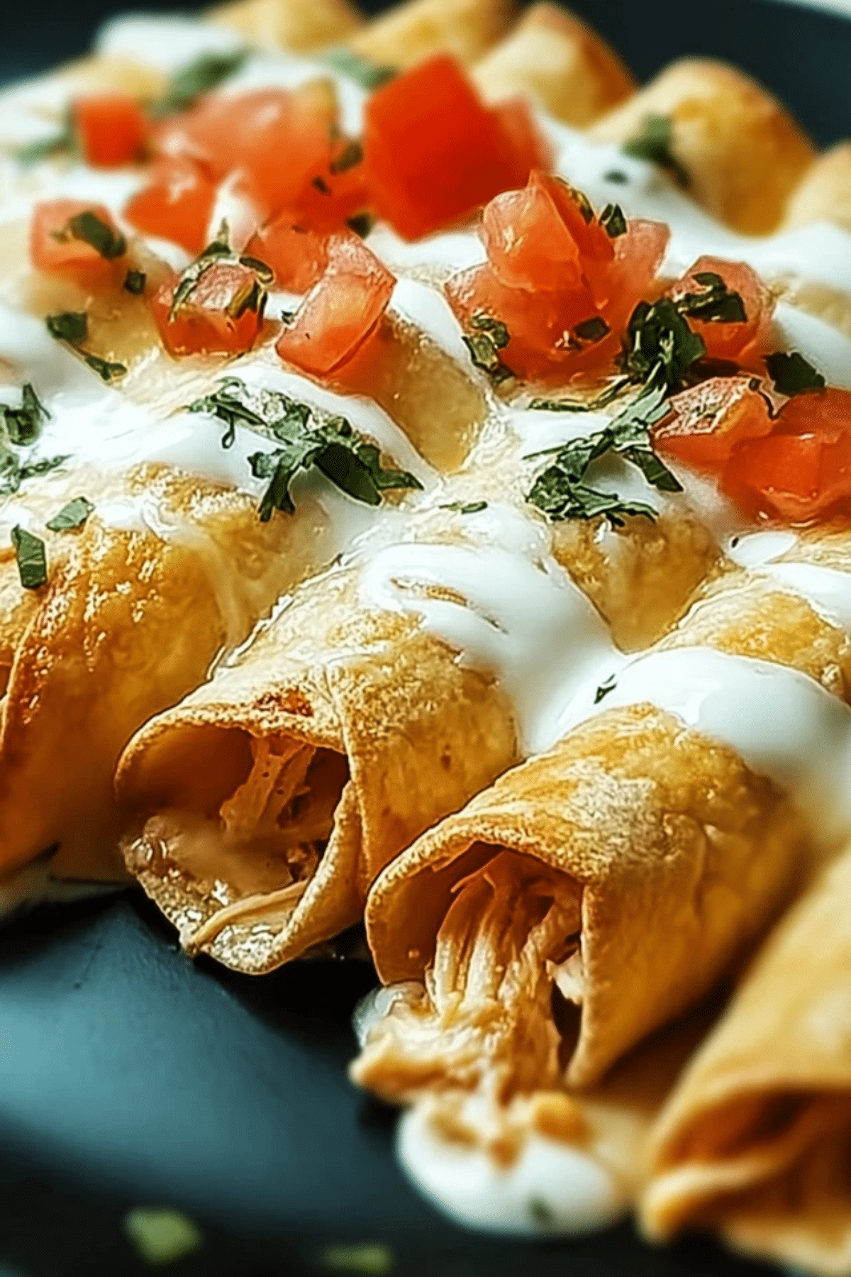 Cream Cheese Chicken Taquitos
