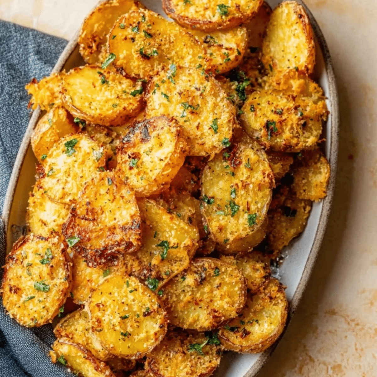 Crispy Parmesan Roasted Potatoes