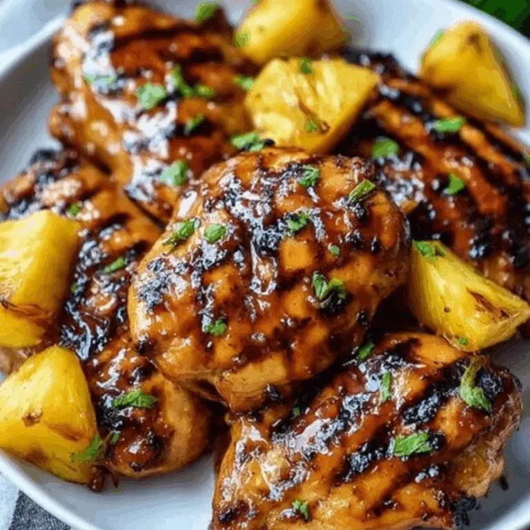 Honey Pineapple Grilled Chicken