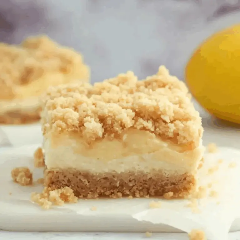 Lemon Cheesecake Crumb Bars