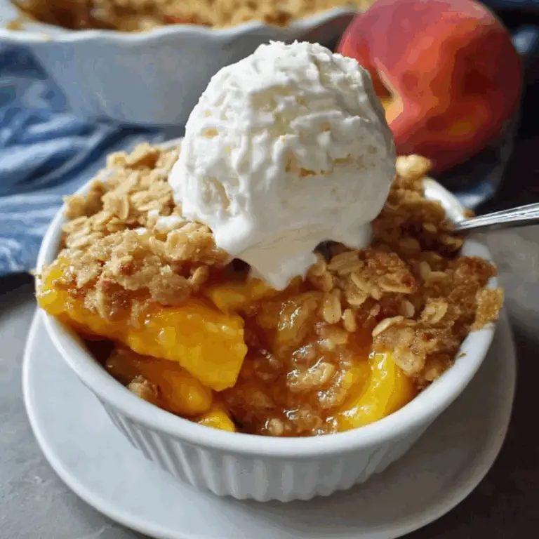 Nectarine Brown Sugar Crisp