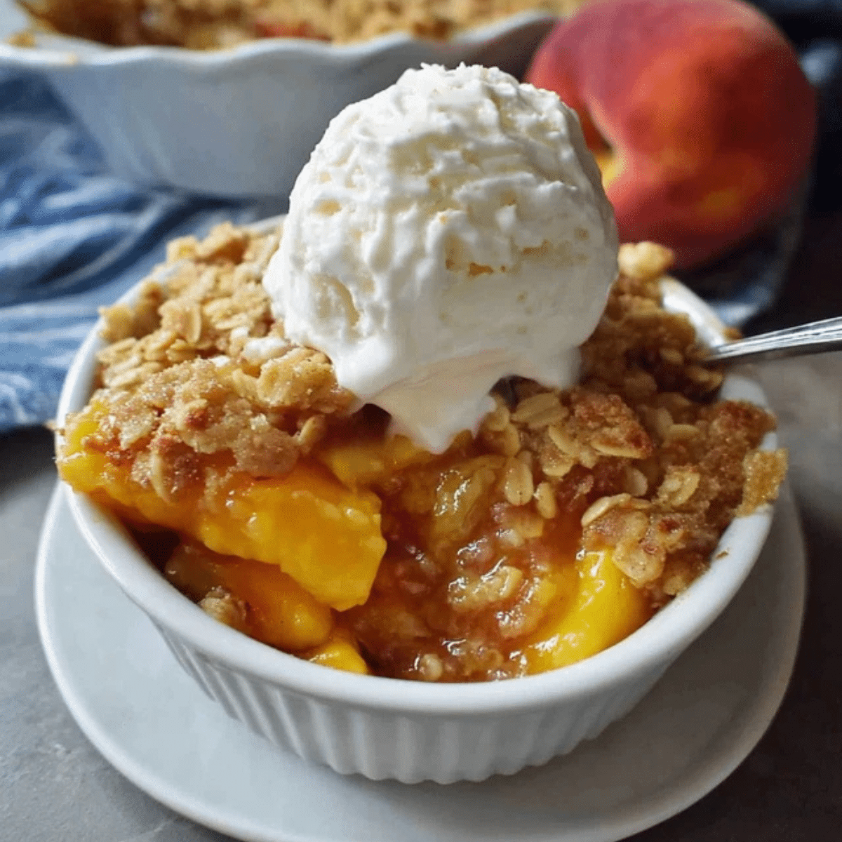 Nectarine Brown Sugar Crisp