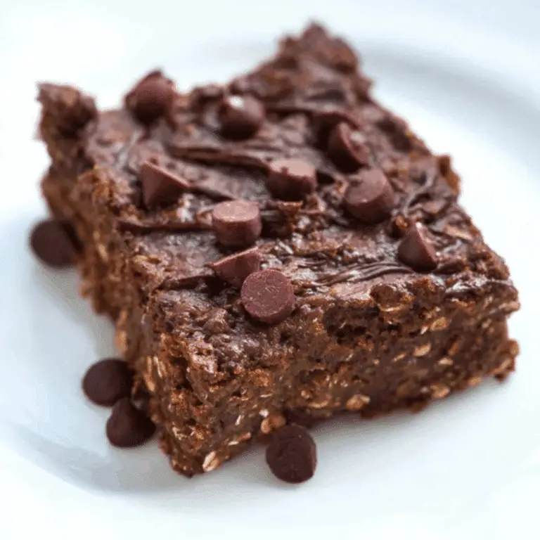 Oatmeal Breakfast Brownies Recipe