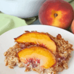 Peaches n Cream Baked Oatmeal