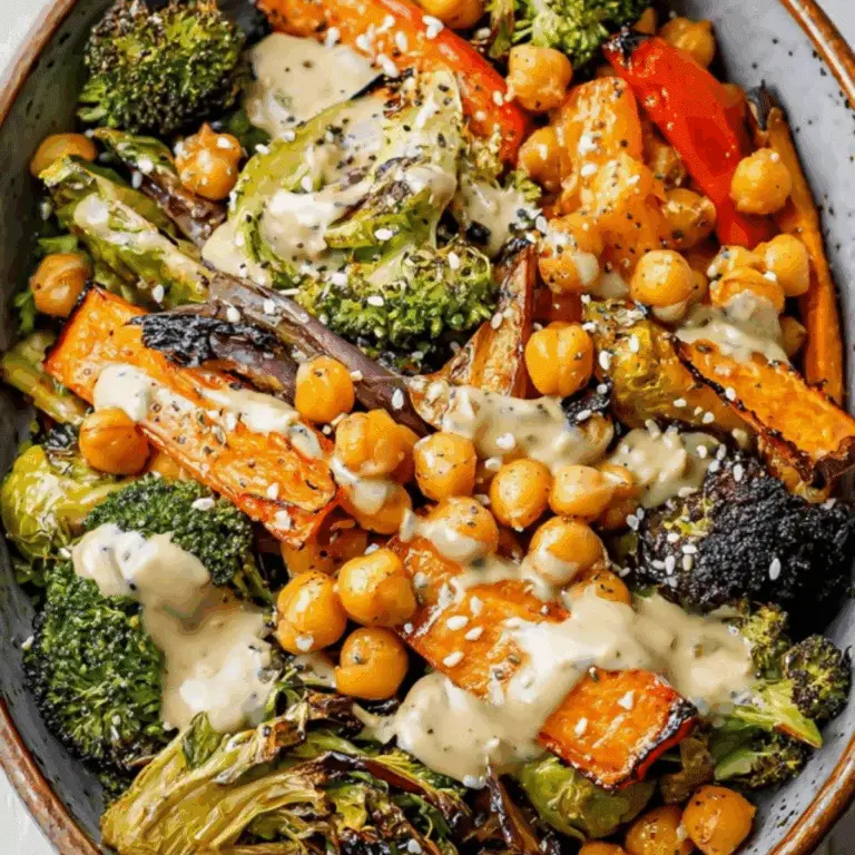 Roasted Chickpea & Veggie Bowl Recipe