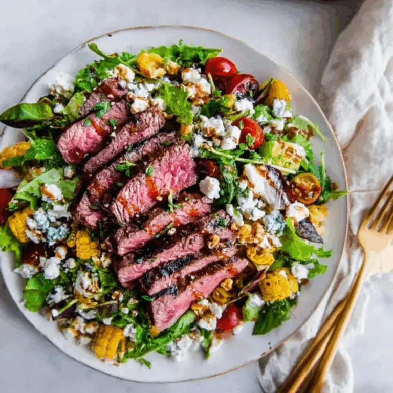 Balsamic Steak Gorgonzola Salad