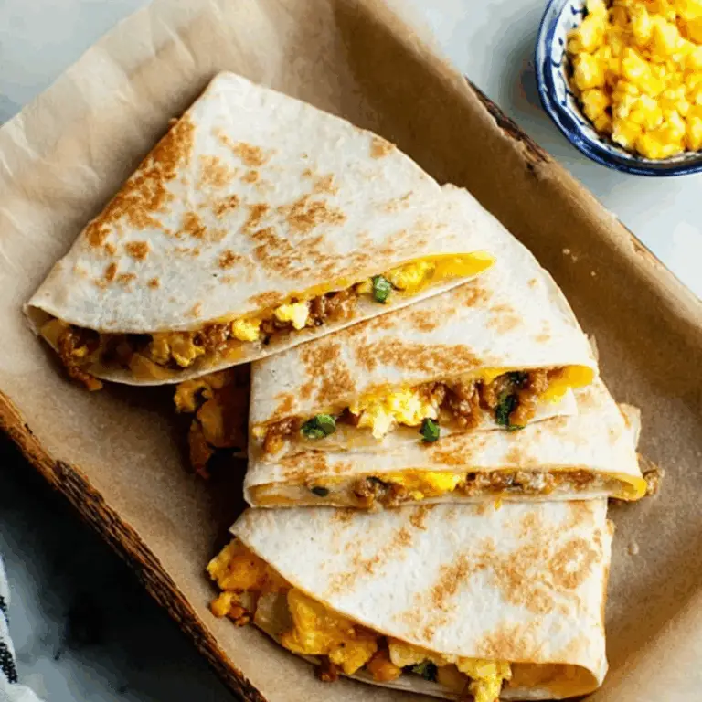 Breakfast Quesadillas