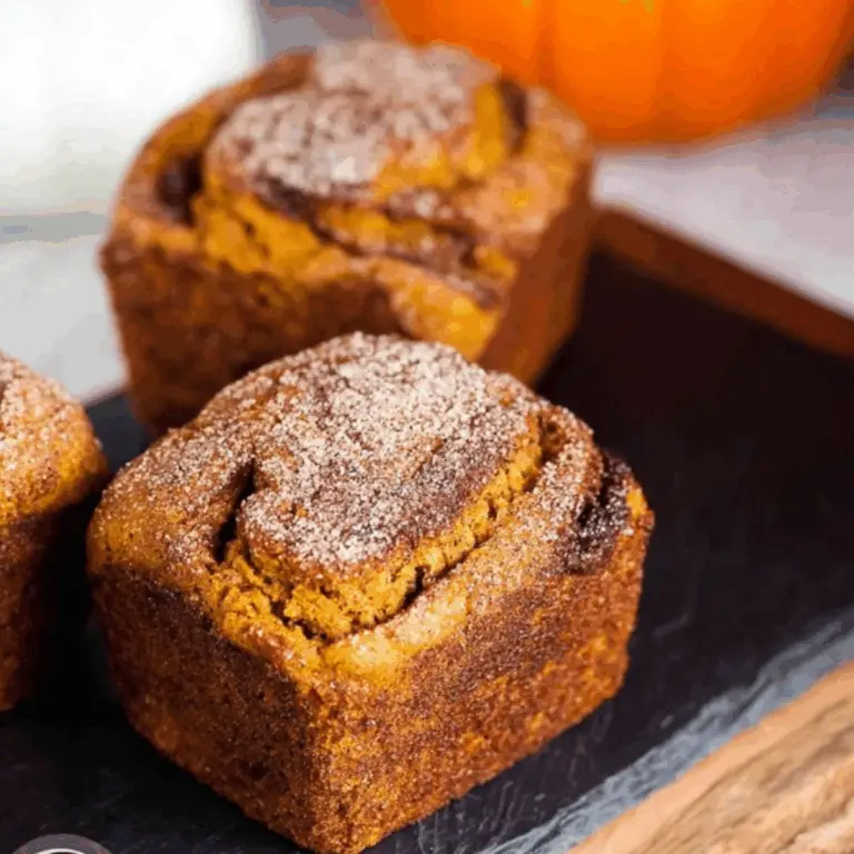 Cinnamon Swirl Pumpkin Bread Mini Loaves