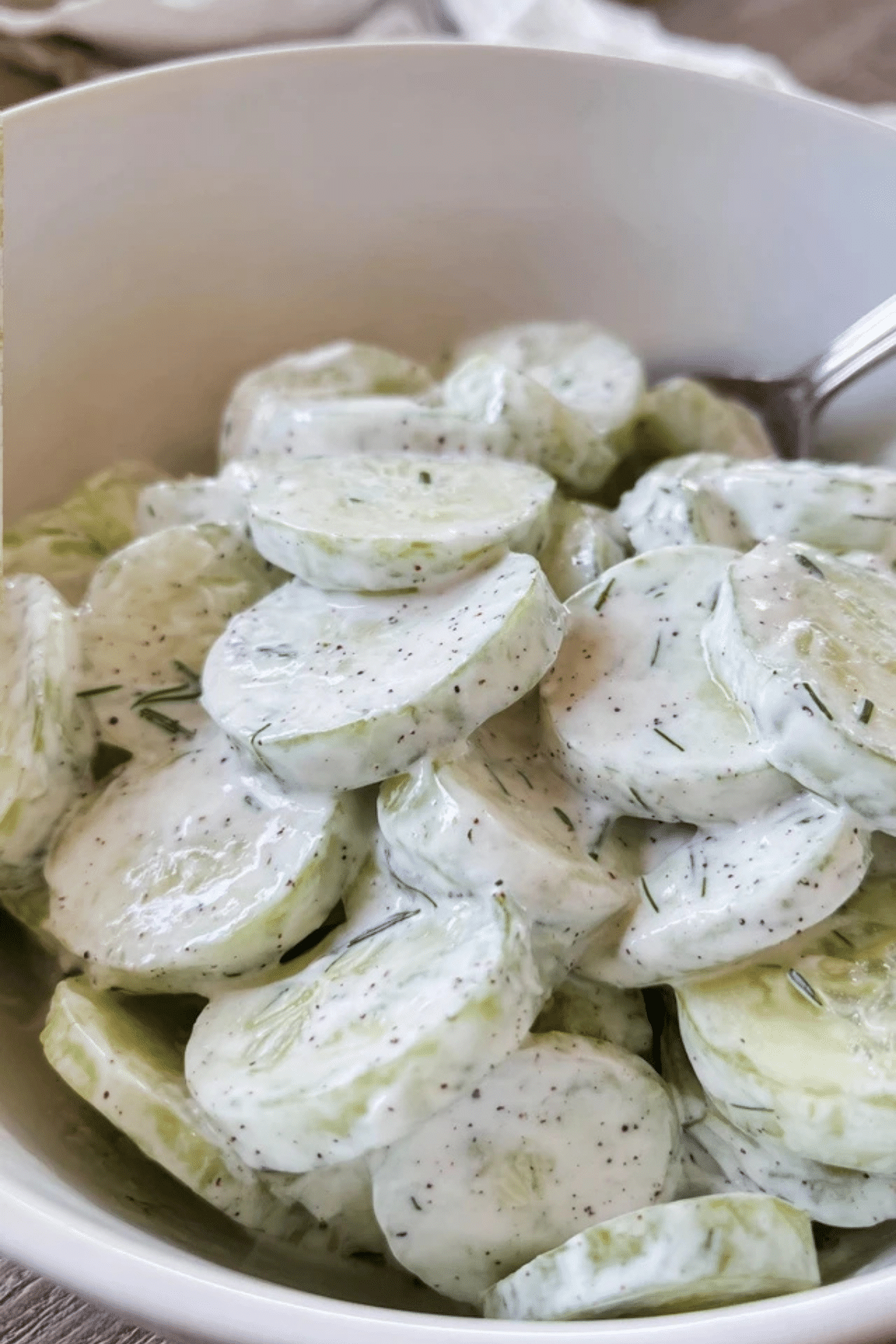 Creamy Cucumber Salad