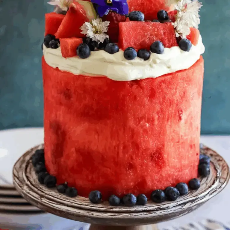 Fresh Watermelon Cake