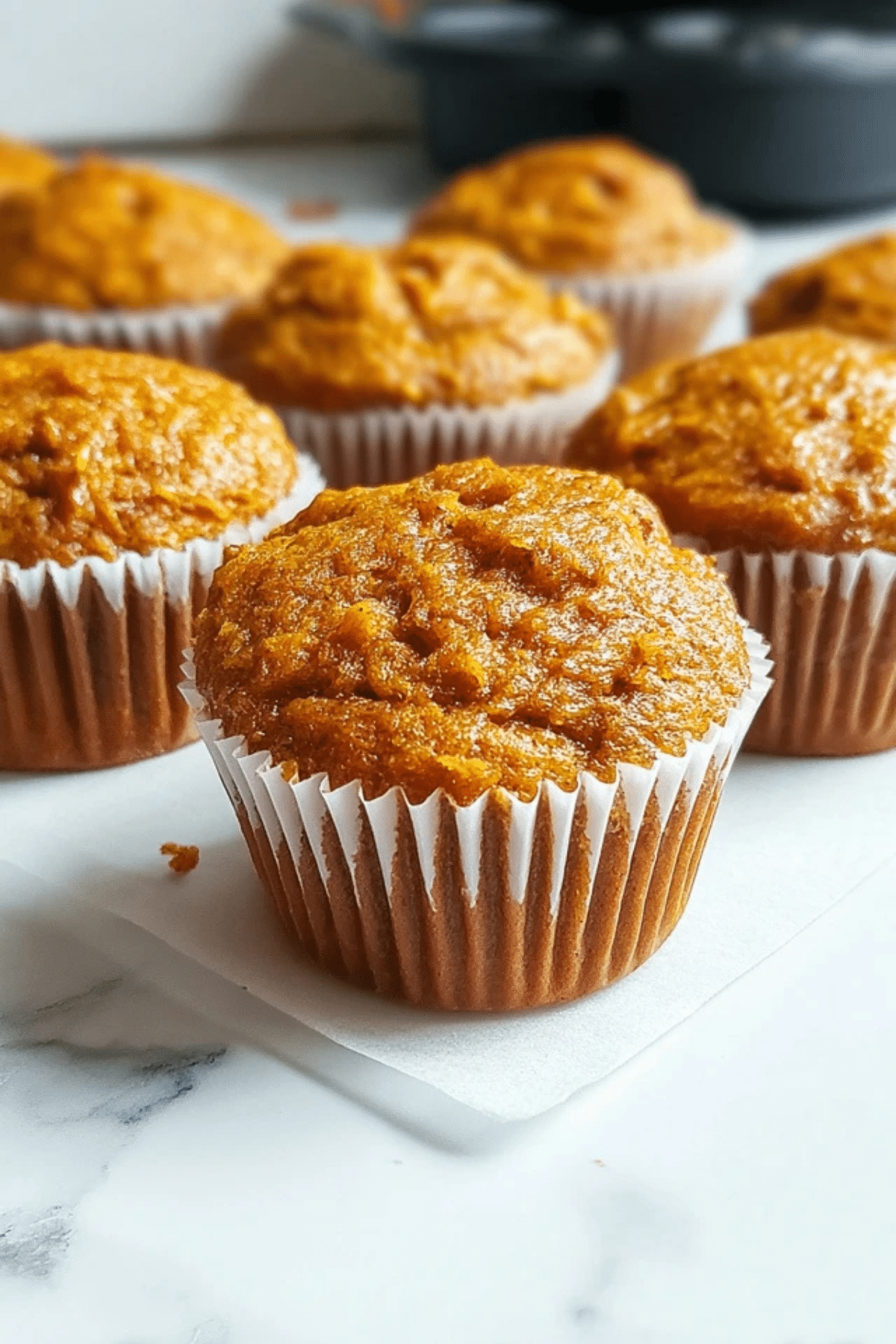 Greek Yogurt Pumpkin Muffins