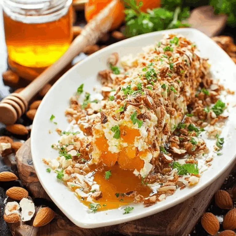 Honey Apricot and Almond Goat Cheese Spread