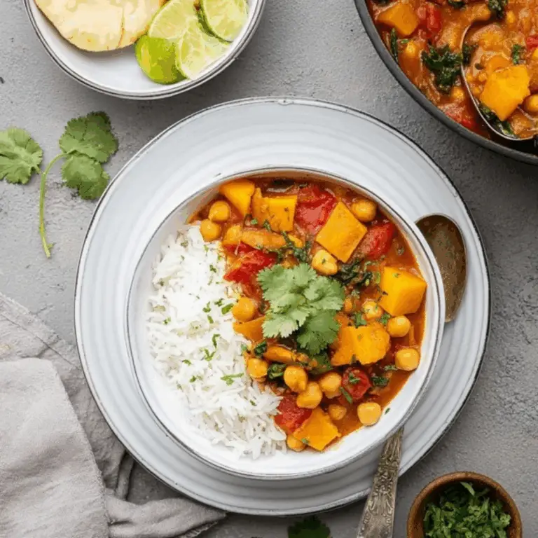 Moroccan Pumpkin & Chickpea Stew