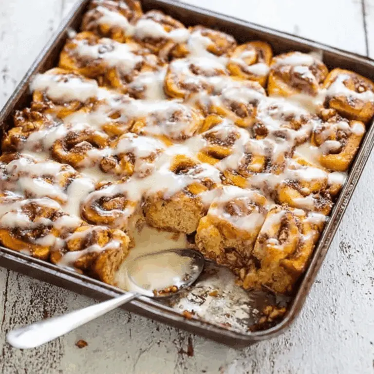 Pumpkin Cinnamon Roll Bake