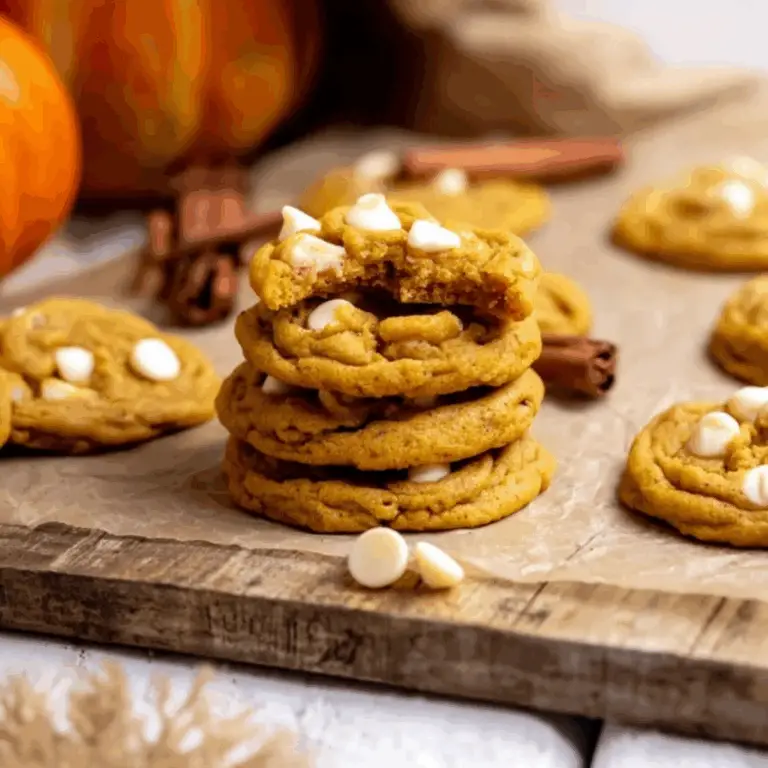 Pumpkin White Chocolate Chip Cookies