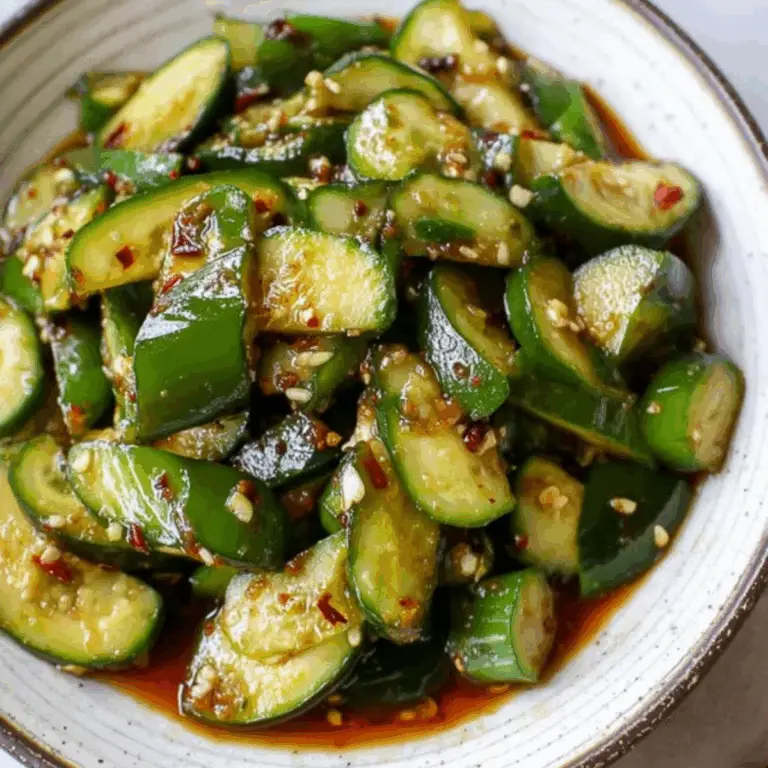 Spicy Smacked Cucumber Salad