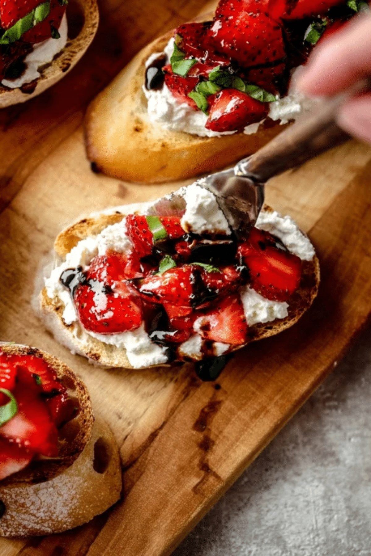 Strawberry Goat Cheese Bruschetta Recipe - What To Cook