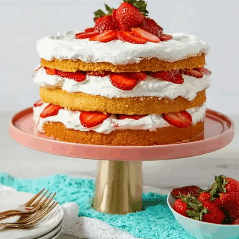 Strawberry Shortcake Cake