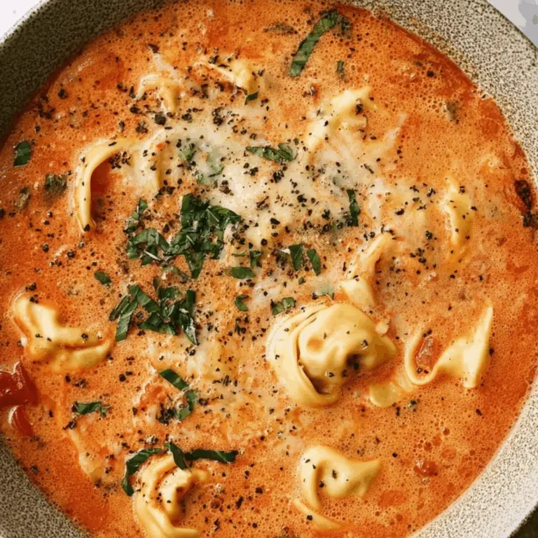 Tomato Tortellini Soup
