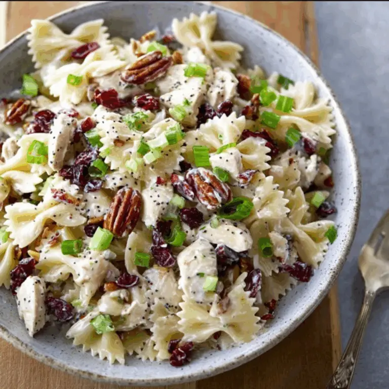 Turkey Cranberry Pasta Salad