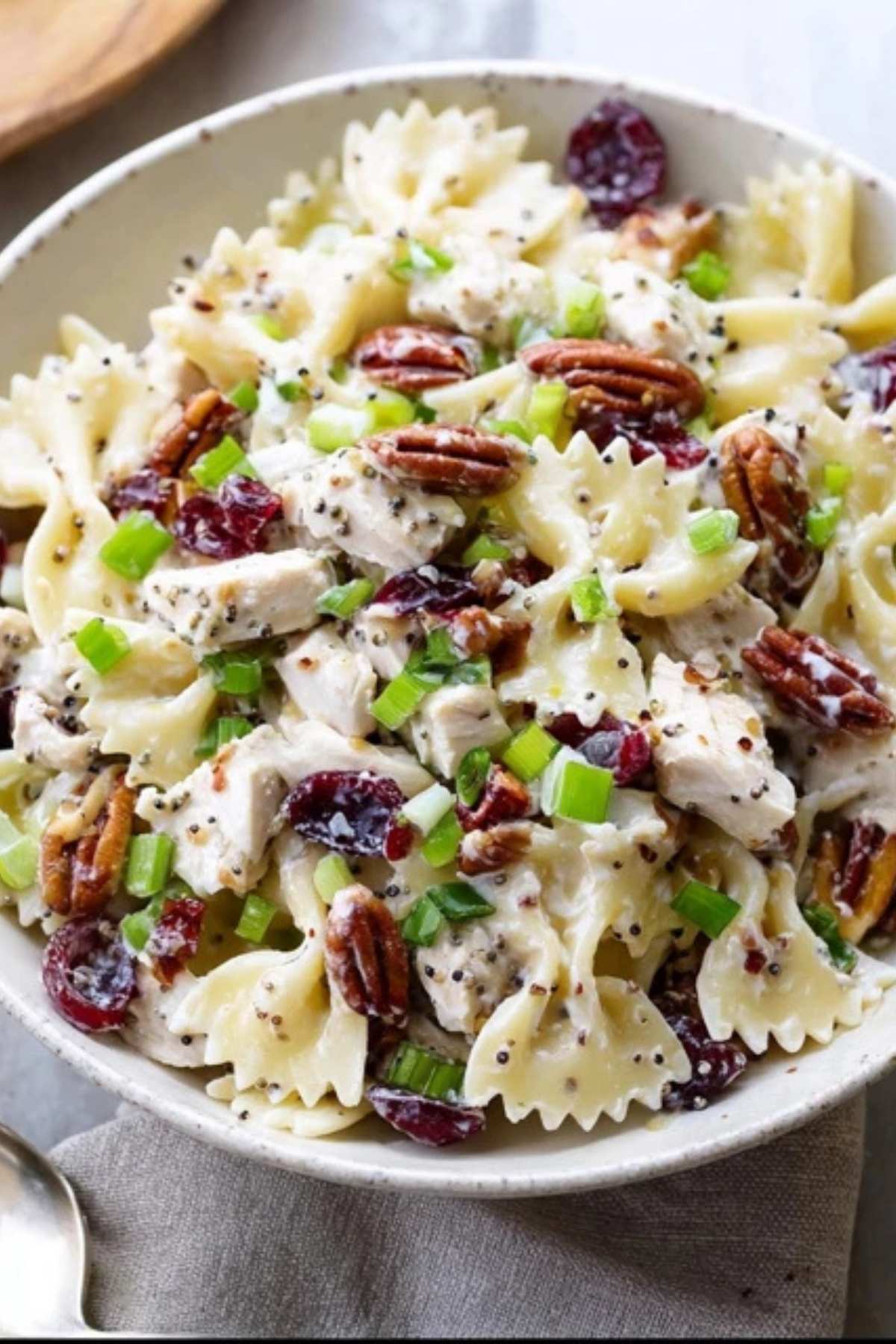 Turkey Cranberry Pasta Salad