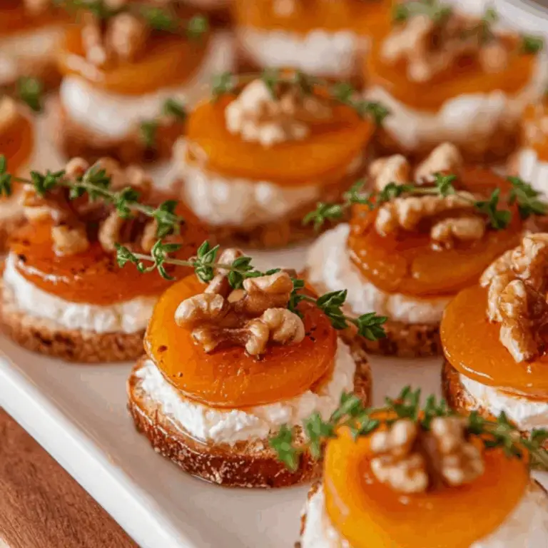 Apricot and Goat Cheese Appetizers
