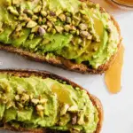 Avocado Toast with Honey and Pistachios