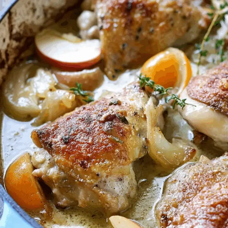 Baked Chicken with Apples