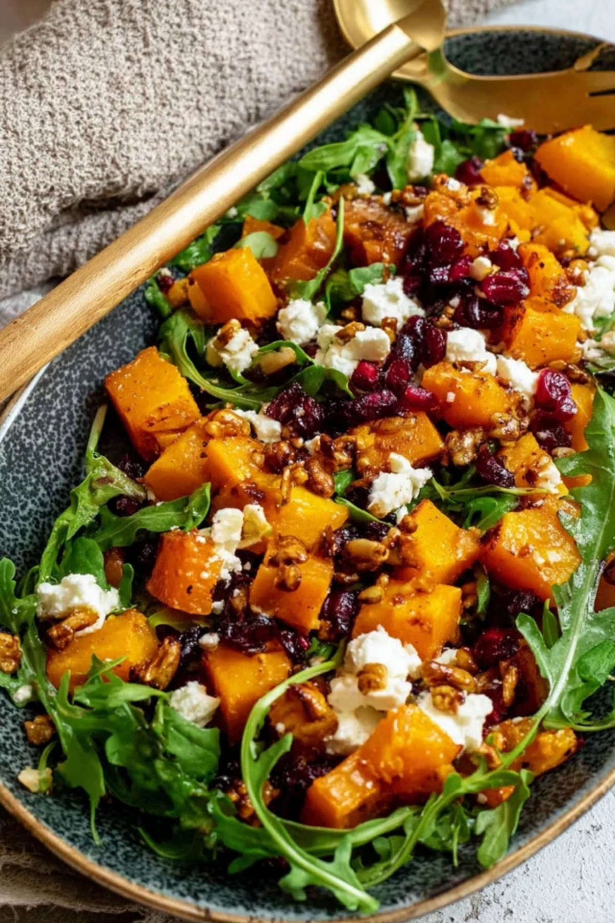 Butternut Squash Feta Salad