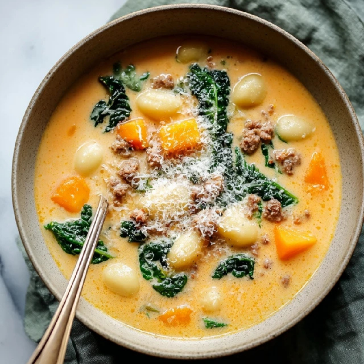 Butternut Squash Gnocchi Soup
