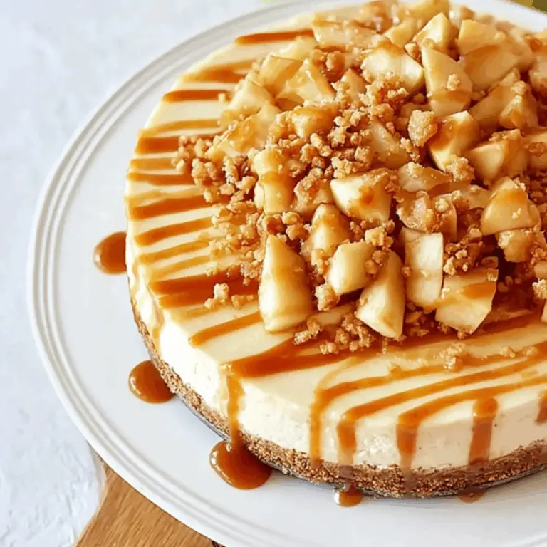 Caramel Apple Cheesecake