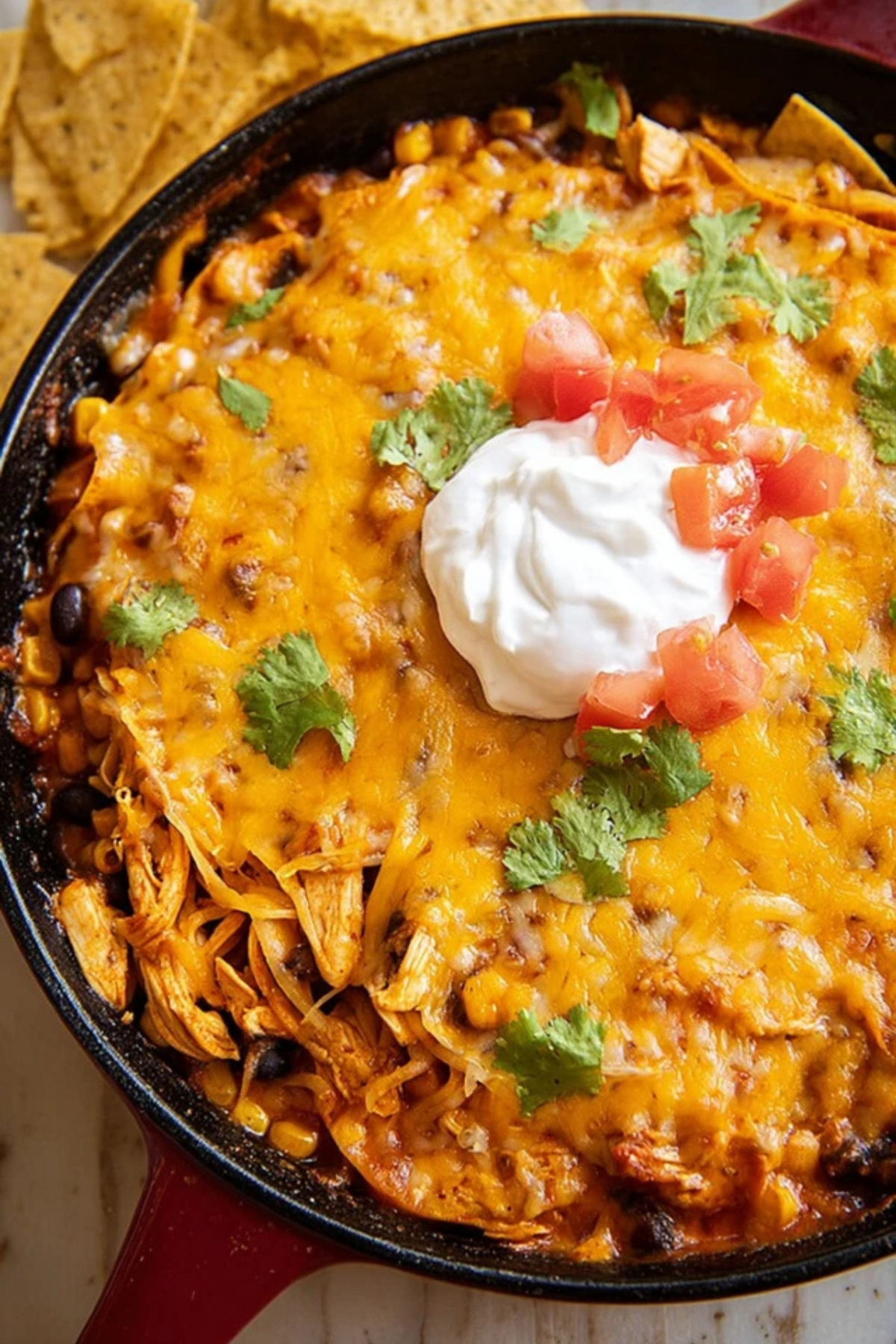 Chicken Enchilada Skillet