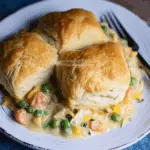 Chicken Pot Pie with Biscuits