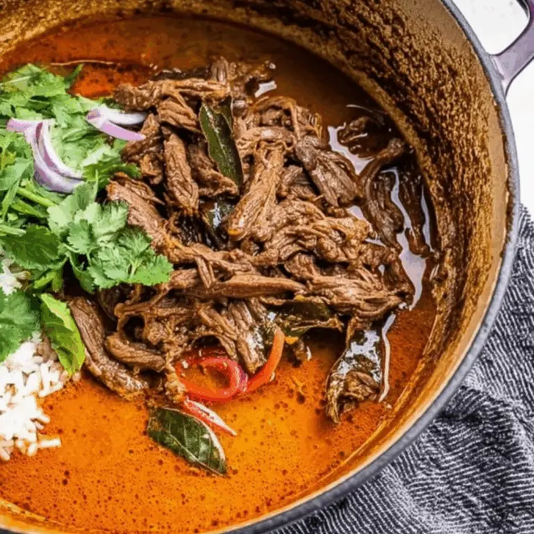 Coconut Red Curry Drip Beef