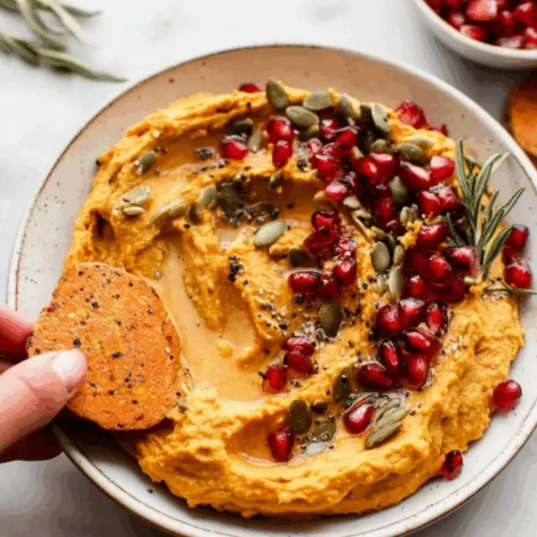 Creamy Pumpkin Hummus