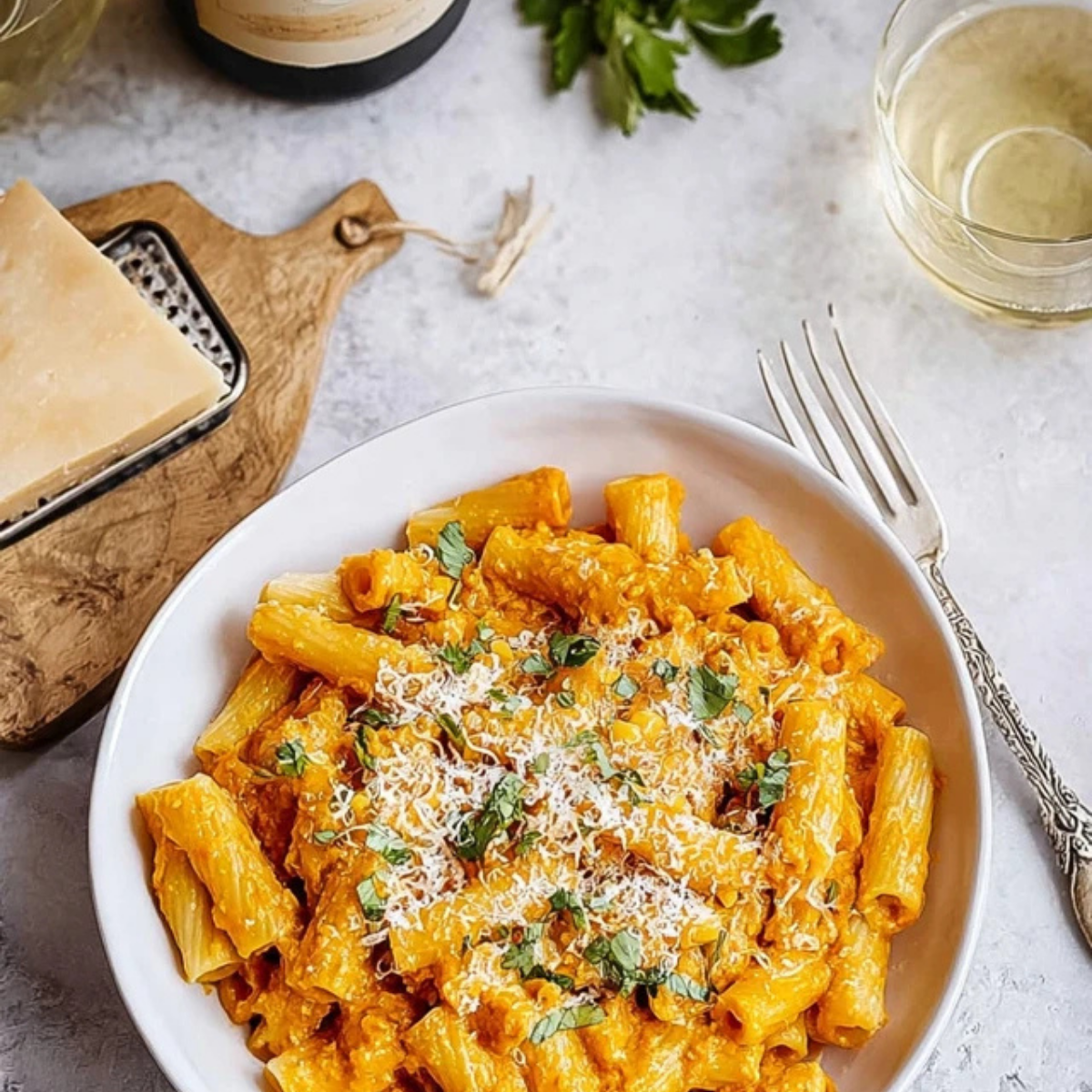 Creamy Pumpkin Pasta