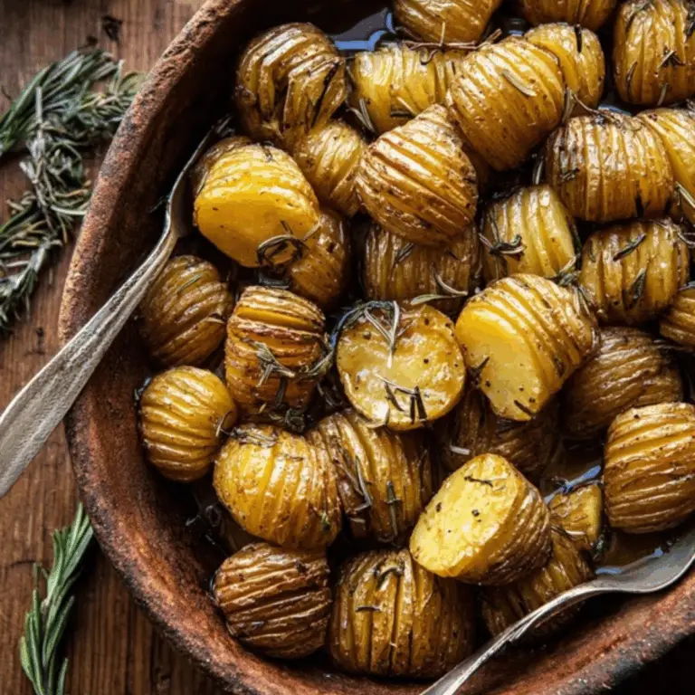 Crispy Rosemary Butter Roasted Potatoes