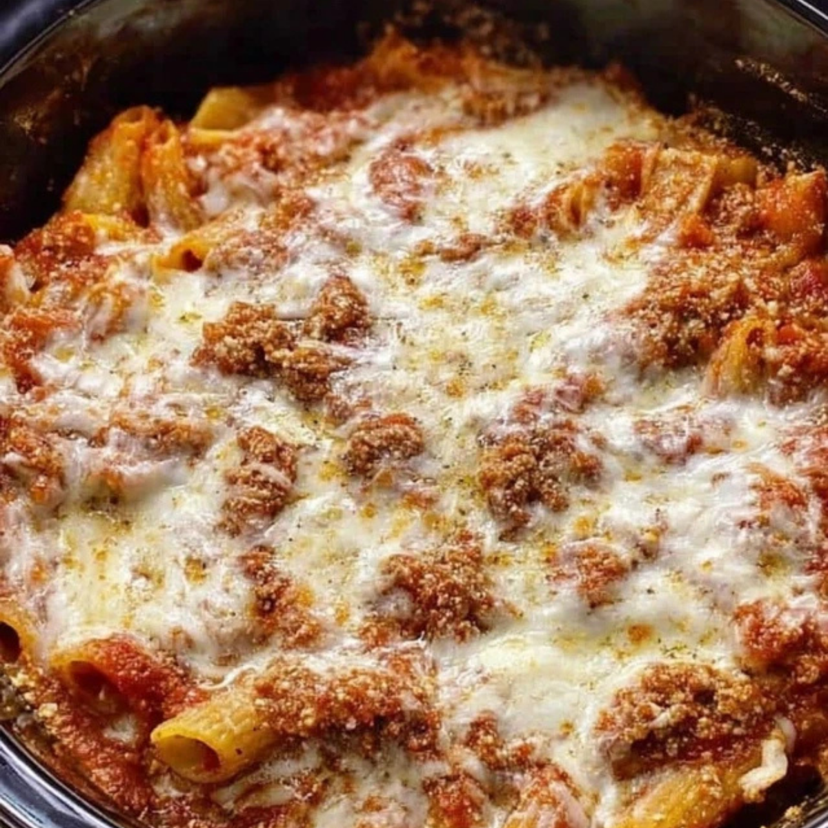 Crock Pot Baked Ziti