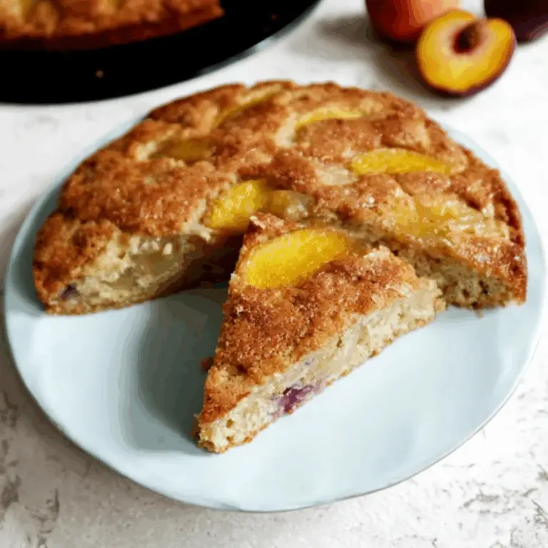 French Nectarine Cake