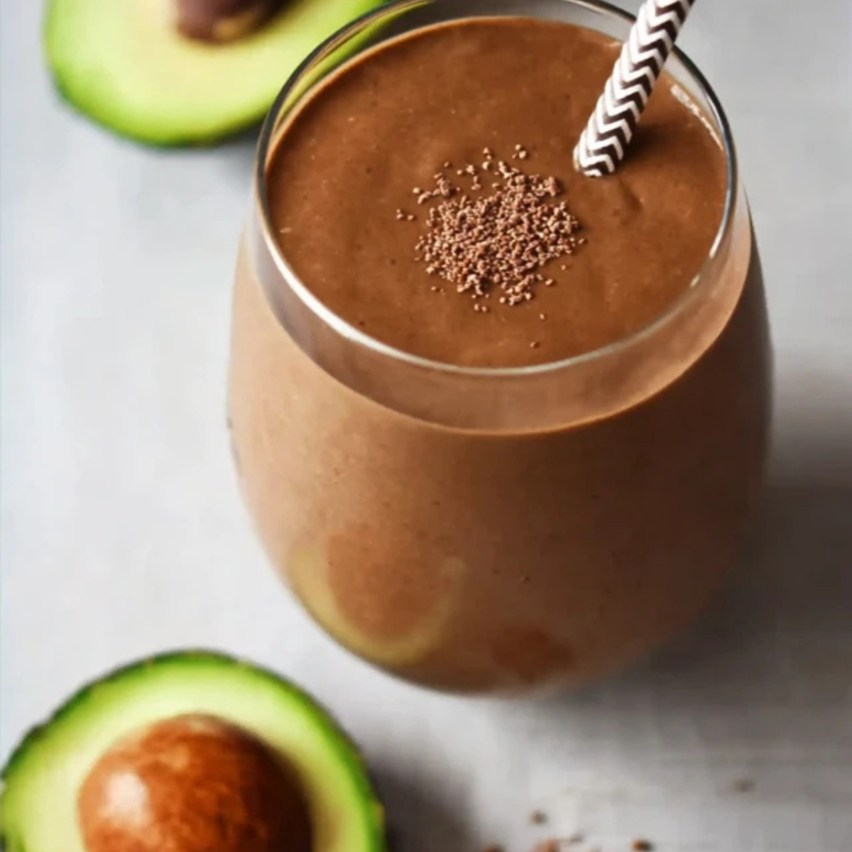 Healthy Chocolate Avocado Smoothie