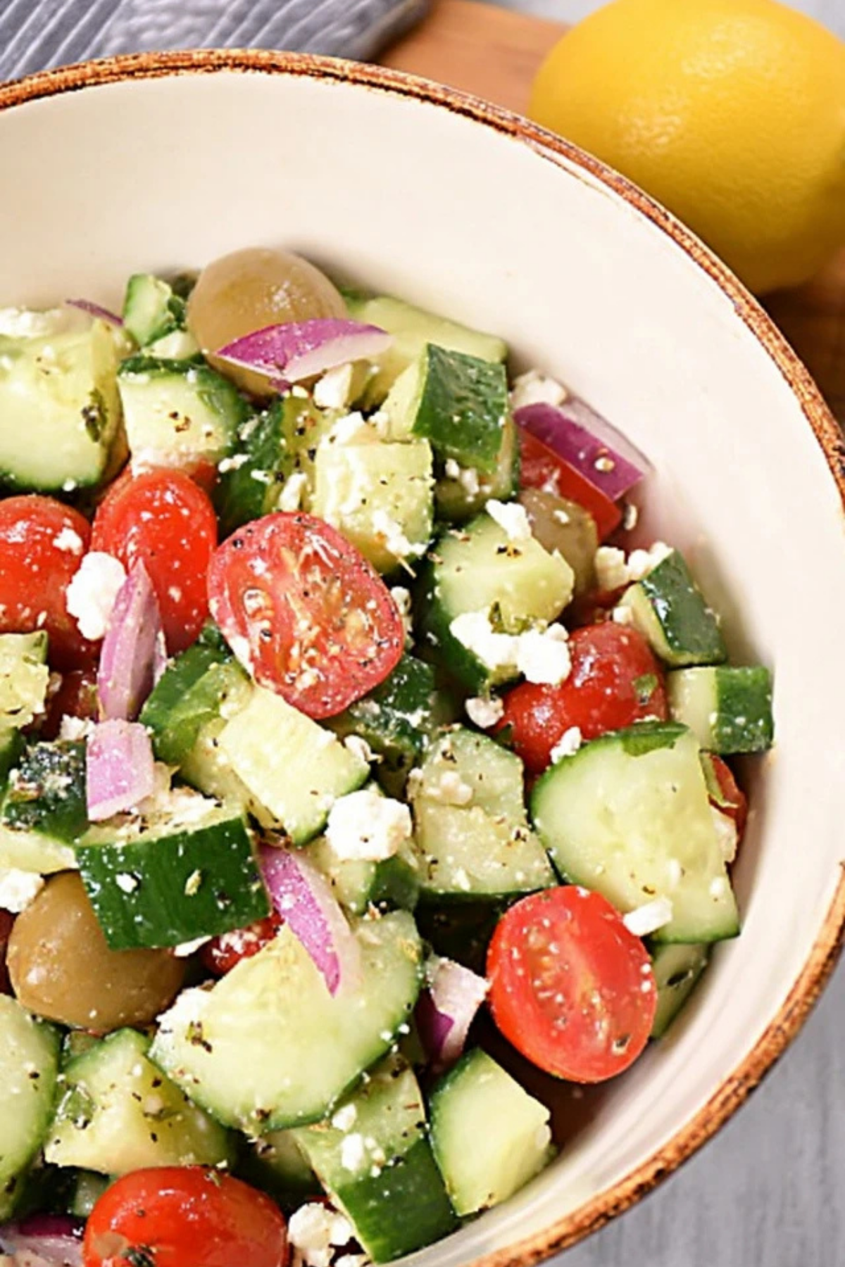 Keto Greek Cucumber Salad