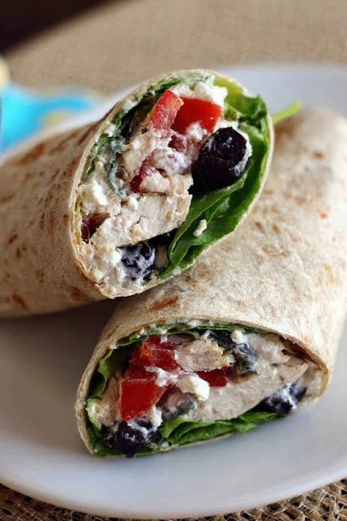 Mediterranean Chicken Wraps