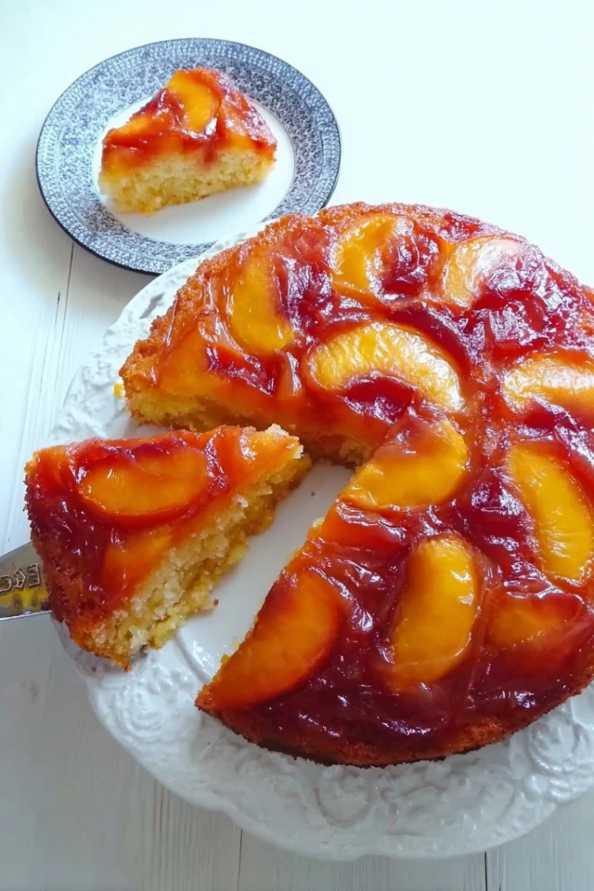 Nectarine Upside Down Cake