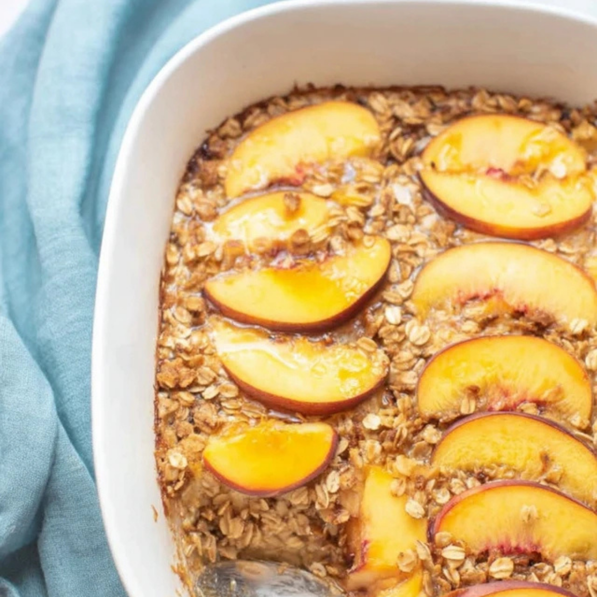 Peach Baked Oatmeal