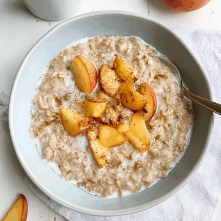Peaches & Cream Oatmeal