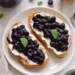 Roasted Blueberry Toast