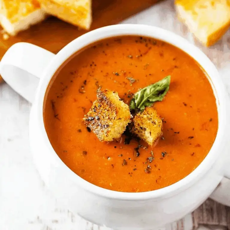 Roasted Tomato Basil Soup